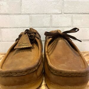 Clarks Wallabees Tan Leather Men's Loafers